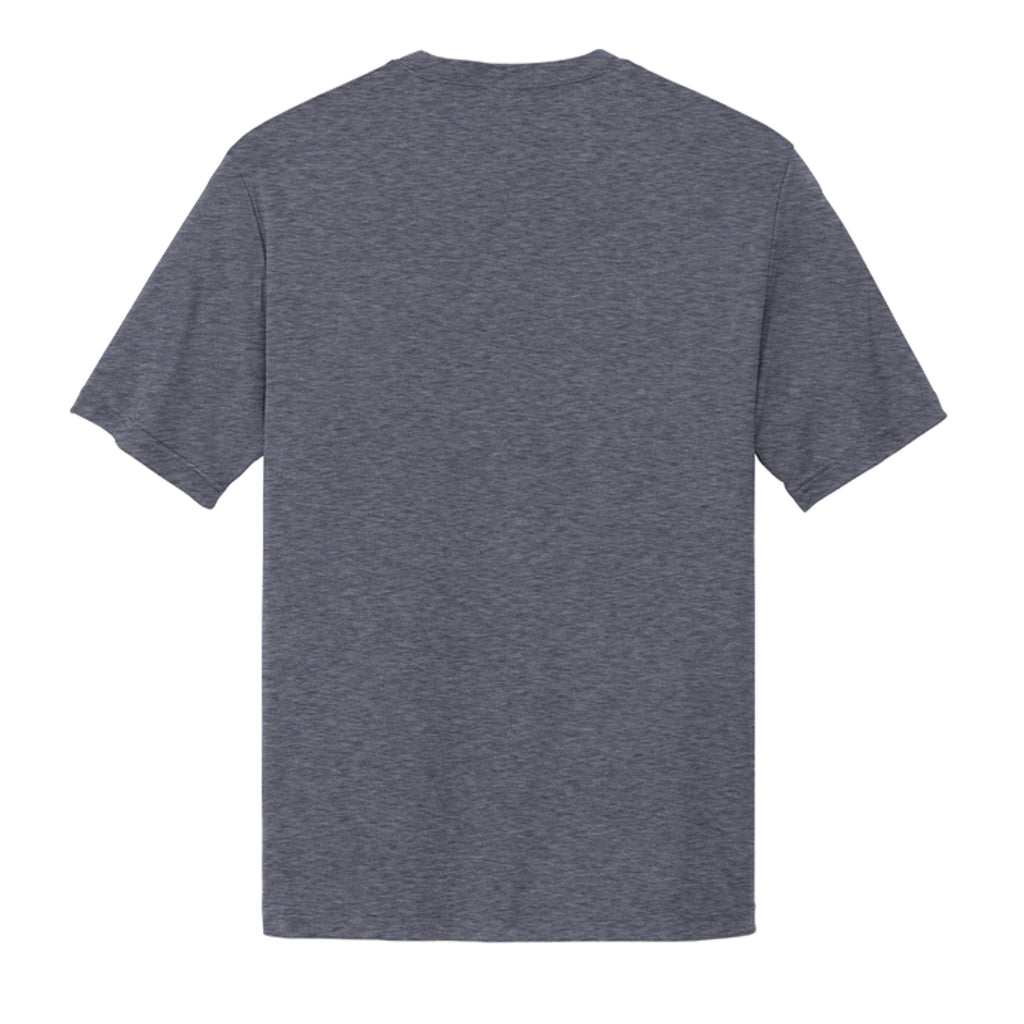 True Navy Heather - ST350 - BACK