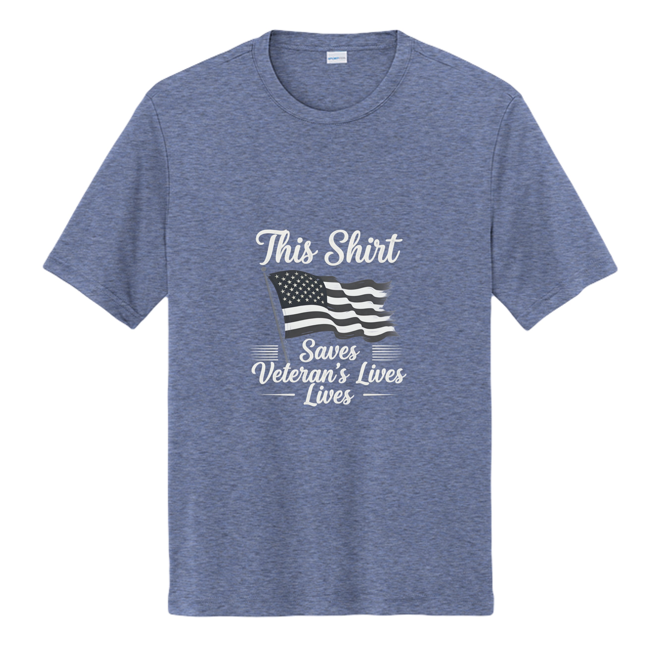 True Royal Heather - ST350 - FRONT